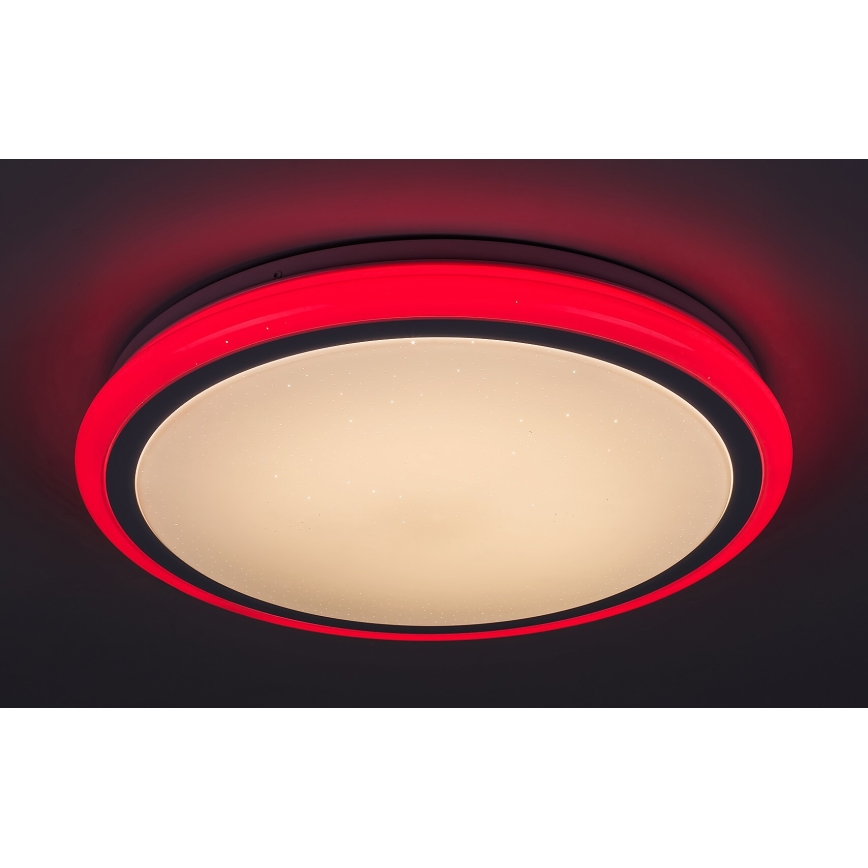 Rabalux - dimmbare LED-Deckenleuchte mit Fernbedienung RGB LED/32W/230V Ø 40 cm