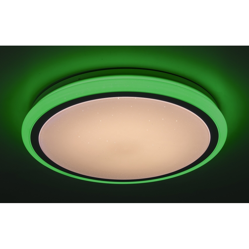 Rabalux - dimmbare LED-Deckenleuchte mit Fernbedienung RGB LED/32W/230V Ø 40 cm