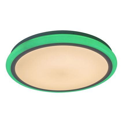 Rabalux - dimmbare LED-Deckenleuchte mit Fernbedienung RGB LED/32W/230V Ø 40 cm
