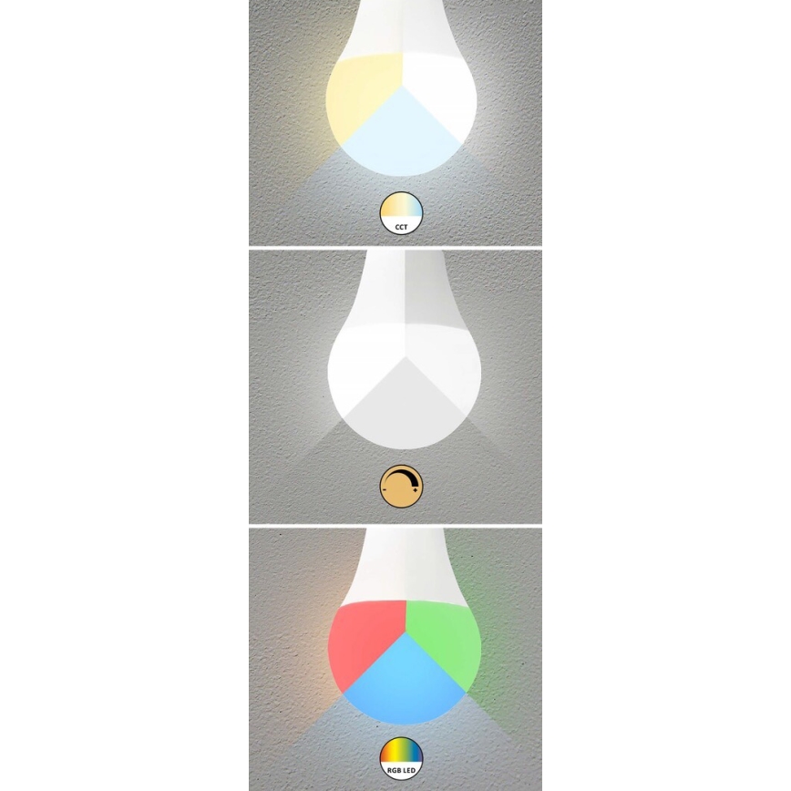 Rabalux - LED RGB dimmbare Glühbirne GU10/5W/230V Wi-Fi 3000-6500K