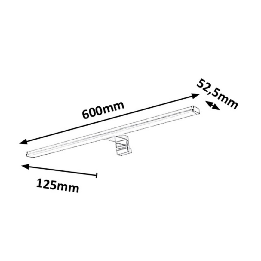 Rabalux - LED Bad-Spiegelleuchte LED/12W/230V 60cm IP44