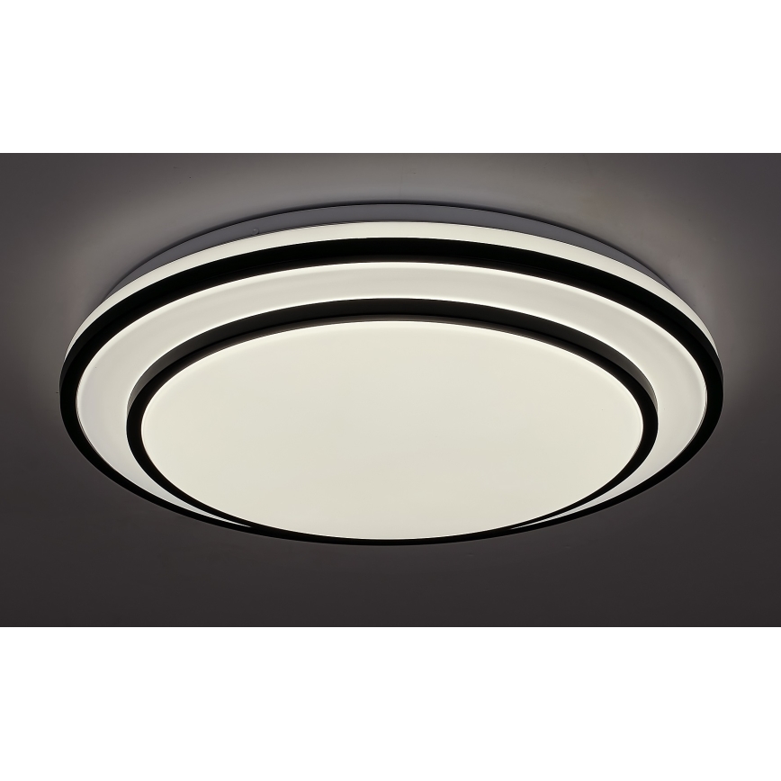 Rabalux - Dimmbare LED-Deckenleuchte LED/40W/230V 3000-6500K schwarz Ø 49 cm + Fernbedienung