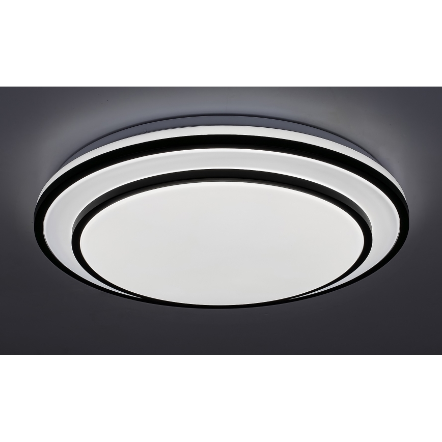 Rabalux - Dimmbare LED-Deckenleuchte LED/40W/230V 3000-6500K schwarz Ø 49 cm + Fernbedienung