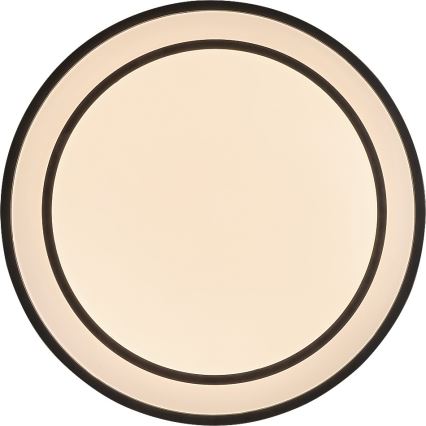 Rabalux - Dimmbare LED-Deckenleuchte LED/40W/230V 3000-6500K schwarz Ø 49 cm + Fernbedienung