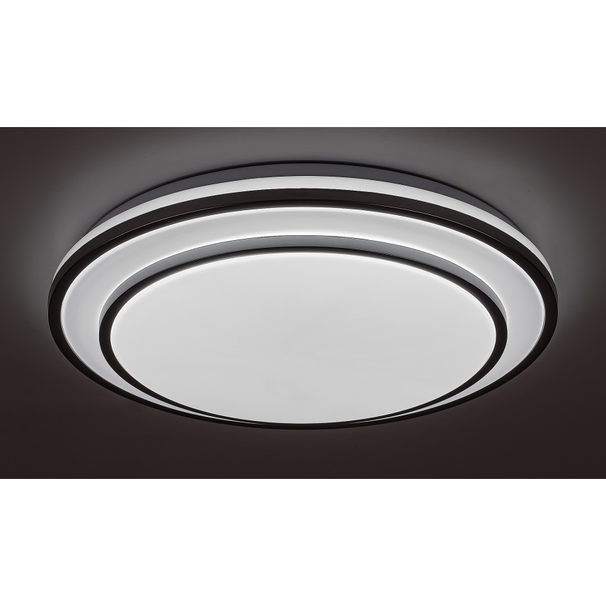 Rabalux - Dimmbare LED-Deckenleuchte, 40W/230V, 3000-6500K, silber, Durchmesser 49 cm + Fernbedienung