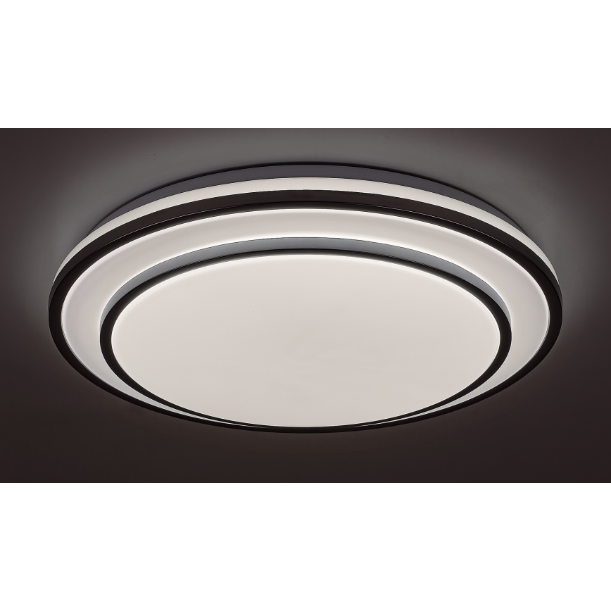 Rabalux - Dimmbare LED-Deckenleuchte, 40W/230V, 3000-6500K, silber, Durchmesser 49 cm + Fernbedienung
