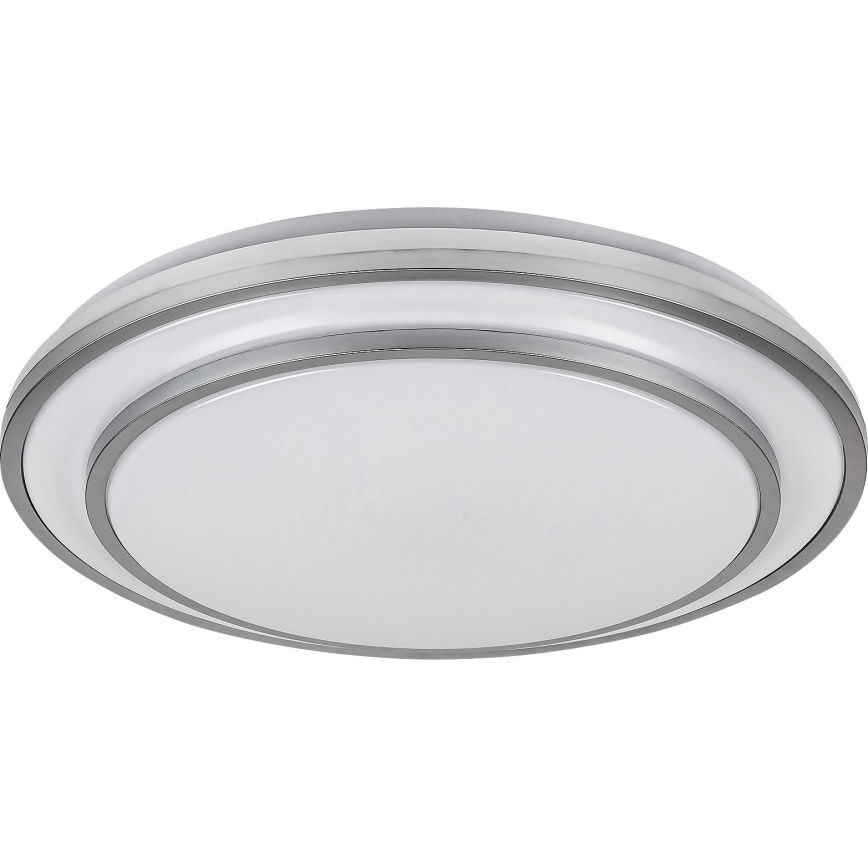 Rabalux - Dimmbare LED-Deckenleuchte, 40W/230V, 3000-6500K, silber, Durchmesser 49 cm + Fernbedienung