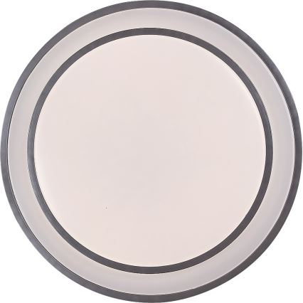 Rabalux - Dimmbare LED-Deckenleuchte, 40W/230V, 3000-6500K, silber, Durchmesser 49 cm + Fernbedienung