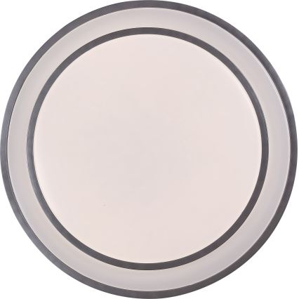 Rabalux - Dimmbare LED-Deckenleuchte, 40W/230V, 3000-6500K, silber, Durchmesser 49 cm + Fernbedienung