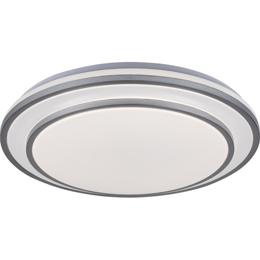 Rabalux - Dimmbare LED-Deckenleuchte, 40W/230V, 3000-6500K, silber, Durchmesser 49 cm + Fernbedienung