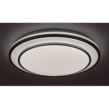 Rabalux - Dimmbare LED-Deckenleuchte, 40W/230V, 3000-6500K, silber, Durchmesser 49 cm + Fernbedienung