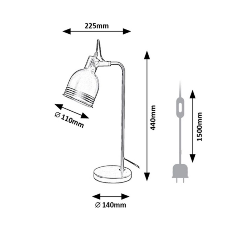 Rabalux - Tischlampe 1xE14/25W/230V beige