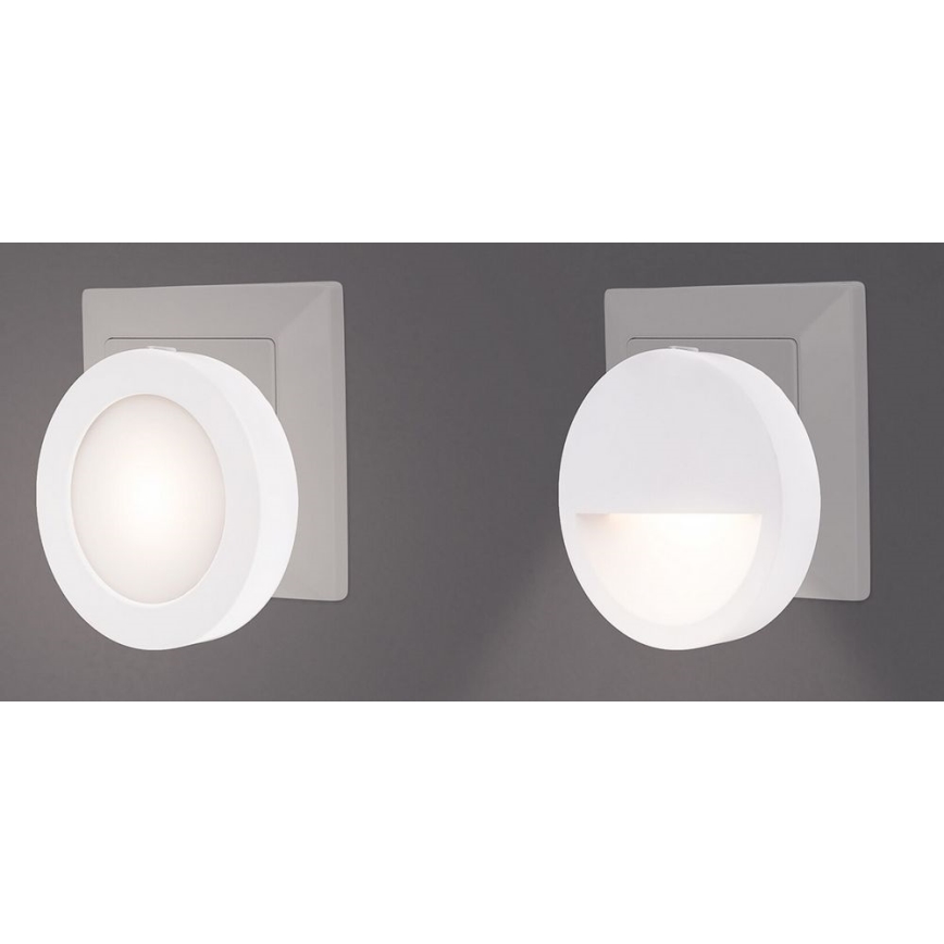 Rabalux - LED-Nachtleuchte mit Dämmerungssensor LED/0,5W/230V 3000K d 65 mm