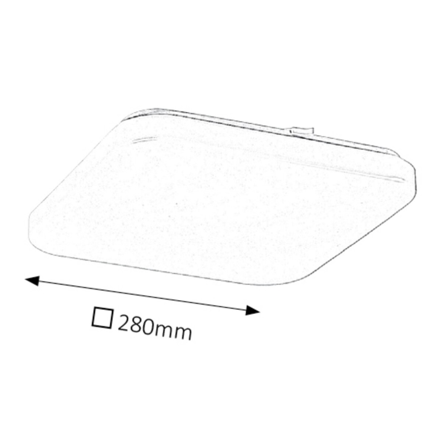 Rabalux - LED-Deckenleuchte 1xLED/20W/230V 28x28 cm