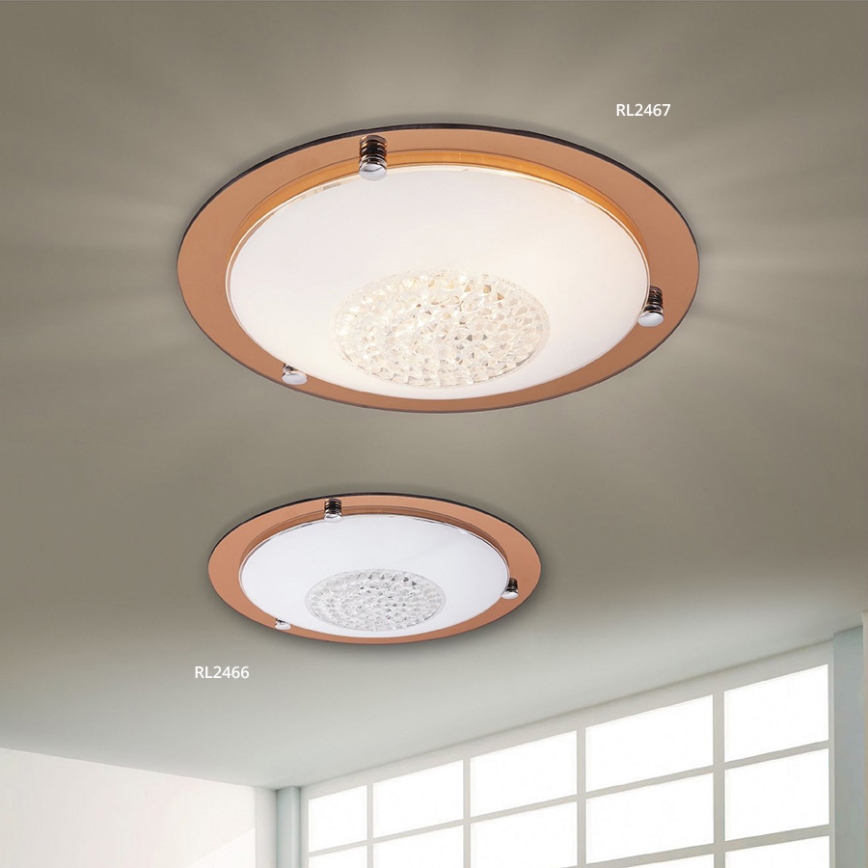 Rabalux 2466 - Deckenleuchte PATRICIA 2xE27/40W/230V | Beleuchtung