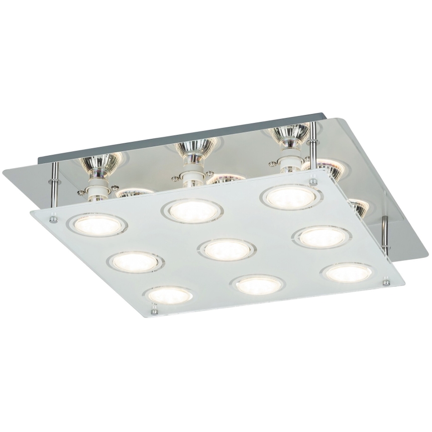 Rabalux - LED-Deckenleuchte NAOMI 9xGU10/5W 38x38 cm