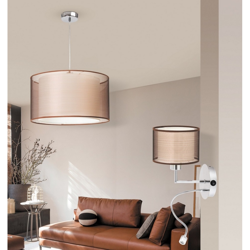 Rabalux 2629 - Wandleuchte ANASTASIA E27/60W + LED/1W