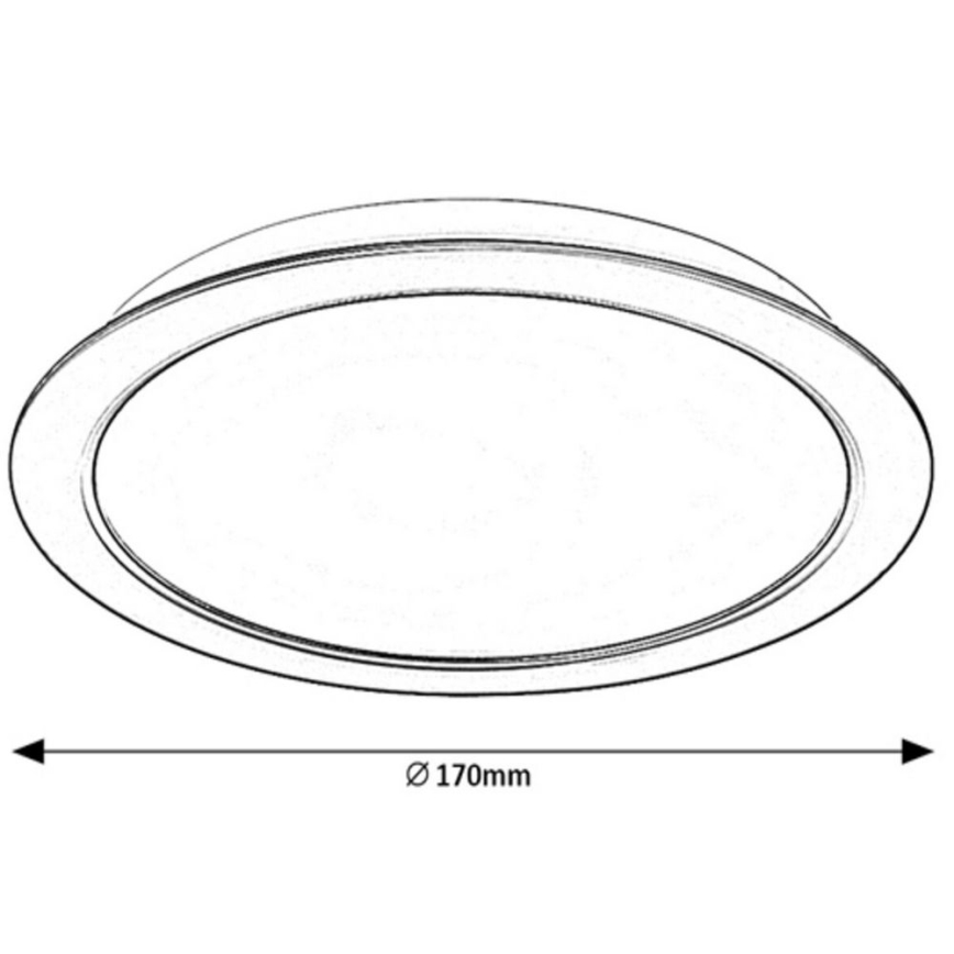 Rabalux - LED Einbauleuchte LED/17W/230V Ø 17 cm