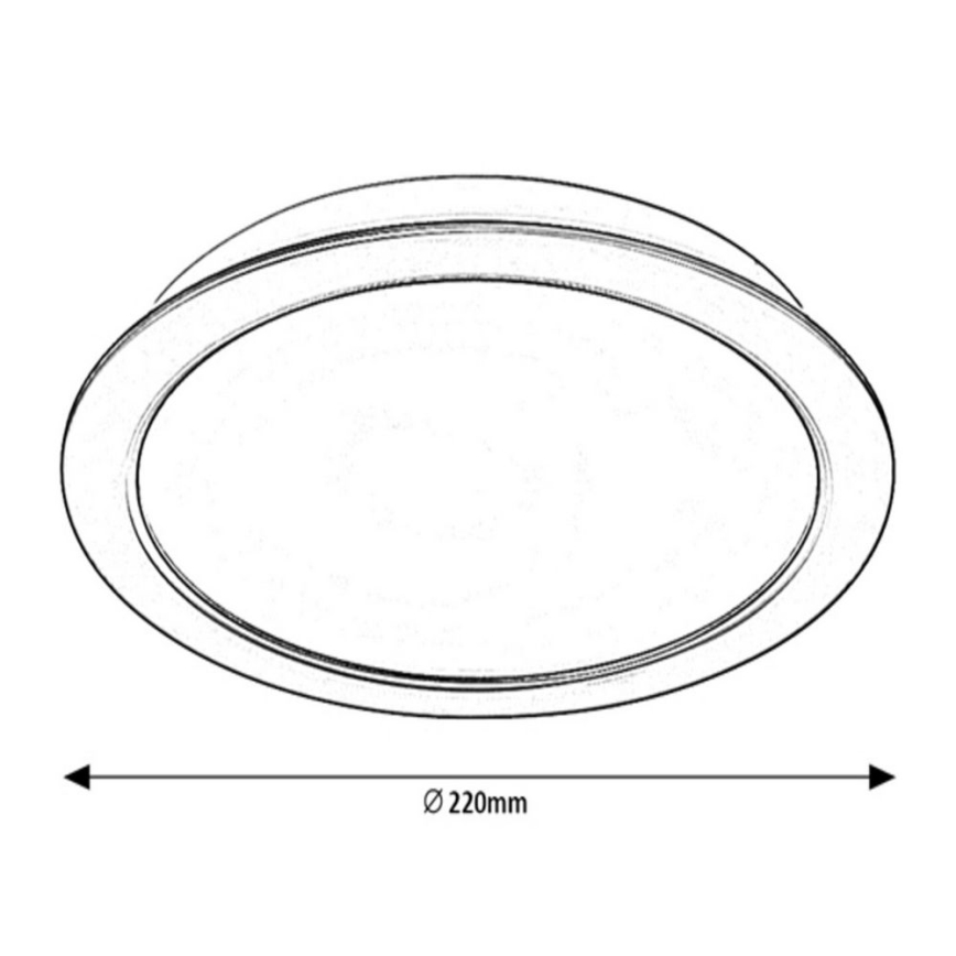 Rabalux - LED Einbauleuchte LED/24W/230V Ø 22 cm