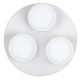 Rabalux - LED Deckenleuchte 3xLED/6W/230V weiß