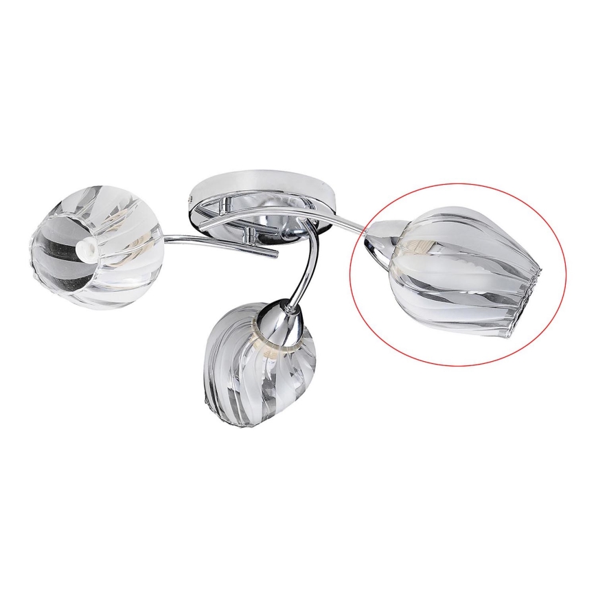 Rabalux 2969 - Ersatzglas für Leuchte DANILA E27