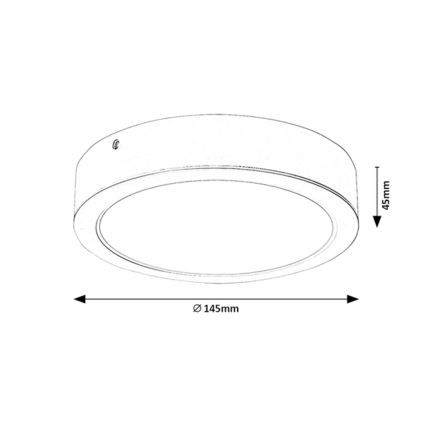 Rabalux - LED-Deckenleuchte LED/12W/230V d 14,5 cm