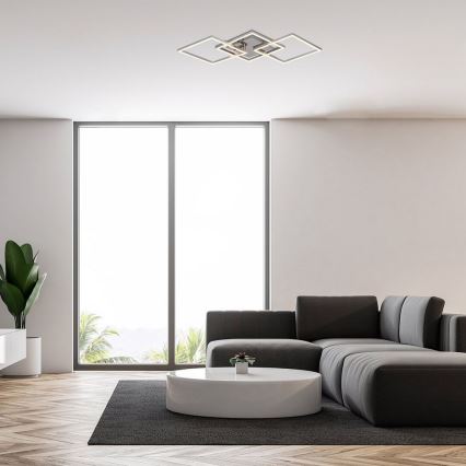 Rabalux - LED Deckenleuchte LED/43W/230V glänzender Chrom 37x76,5 cm