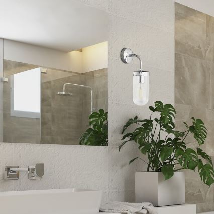 Rabalux - Badezimmer-Wandleuchte 1xE27/60W/230V IP44 glänzender Chrom