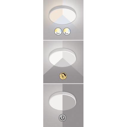 Rabalux - Dimmbare LED-Deckenleuchte LED/60W/230V 60 cm + Fernbedienung