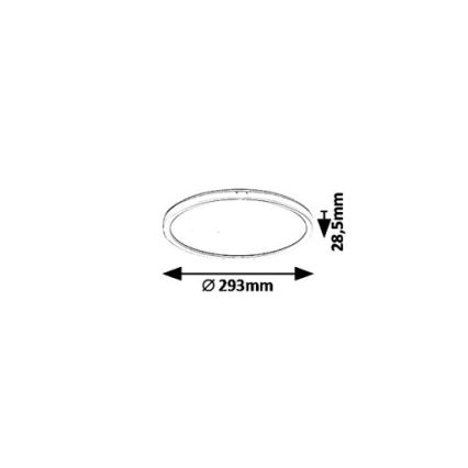 LED Deckenleuchte PAVEL LED/18W/230V