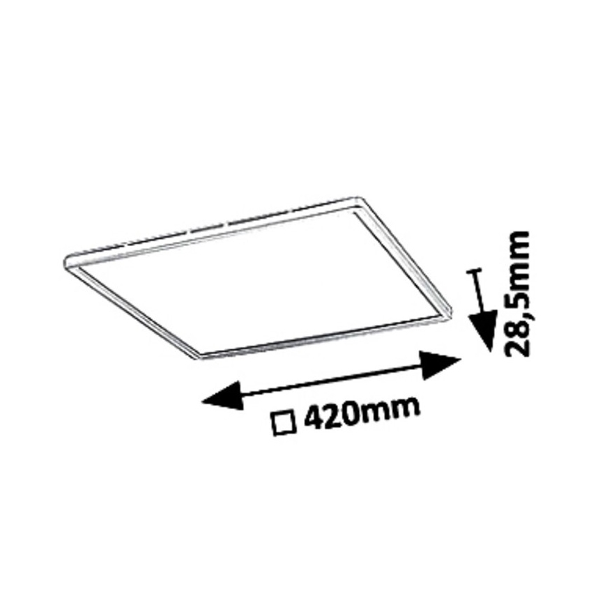 LED Dimmbare Deckenleuchte PAVEL LED/22W/230V