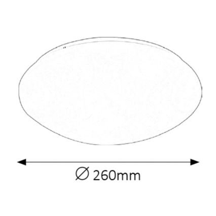 Rabalux - LED Badezimmer Deckenleuchte LED/12W/230V