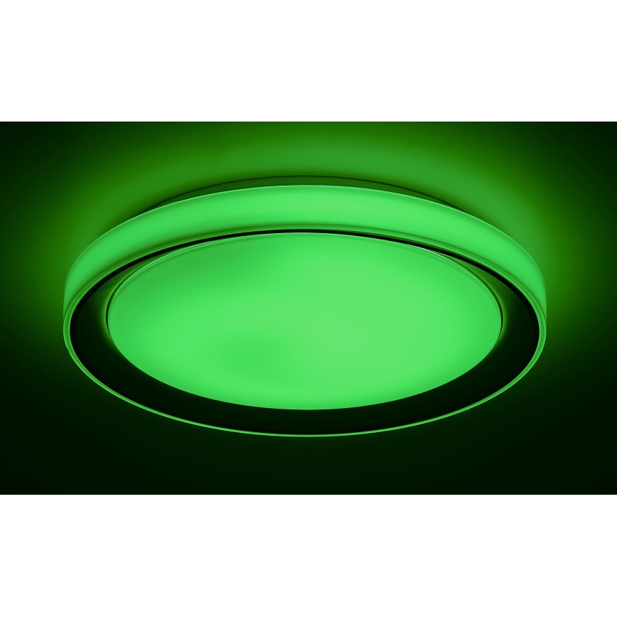 Rabalux - Dimmbare LED-RGB-Deckenleuchte LED/40W/230V Wi-Fi 2700-6500K + Fernbedienung