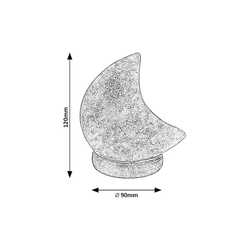Rabalux - LED-RGB-Salzlampe LED/1W/5V 0,7 kg