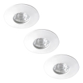 Rabalux - 3er-Set LED-Einbauleuchten für Badezimmer, LED/4W/230V, IP44