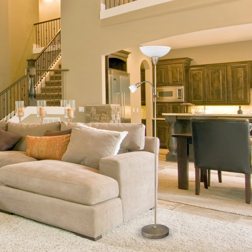 Rabalux - Stehlampe 1xE27/60W+1xE14/40W