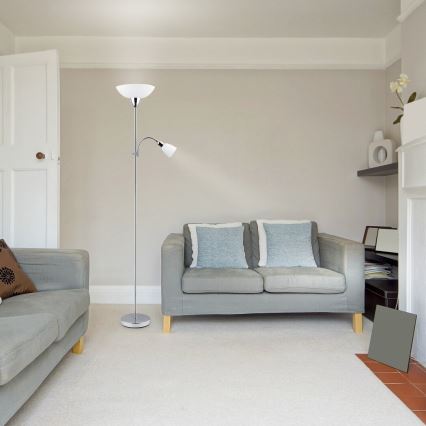 Rabalux - Stehlampe 1xE27/60W+E14/40W