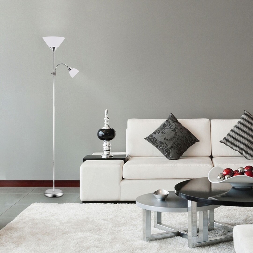 Rabalux - Stehlampe 1xE27/100W+E14/25W