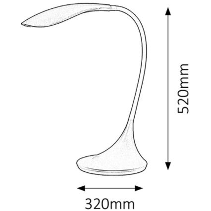 Rabalux - LED Tischlampe 1xLED/4,5W/230V