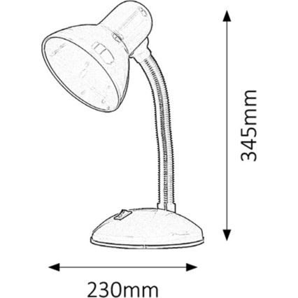 Rabalux - Stehlampe 1xE27/40W/230V