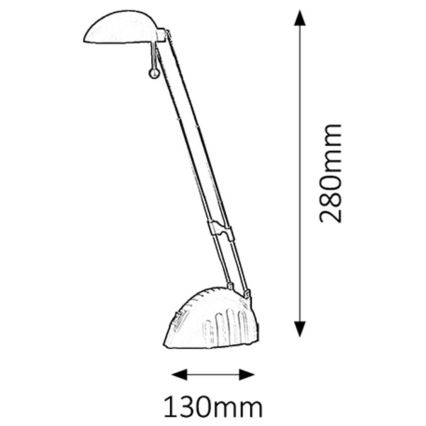 Rabalux - LED Tischlampe 1xLED/5W/230V