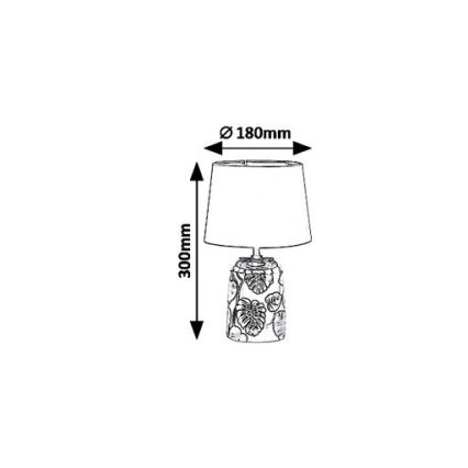 Rabalux 4549 - Tischlampe SONAL 1xE14/40W/230V