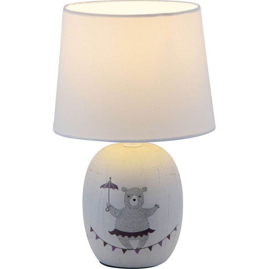 Rabalux - Tischlampe für Kinder 1xE14/40W/230V grau