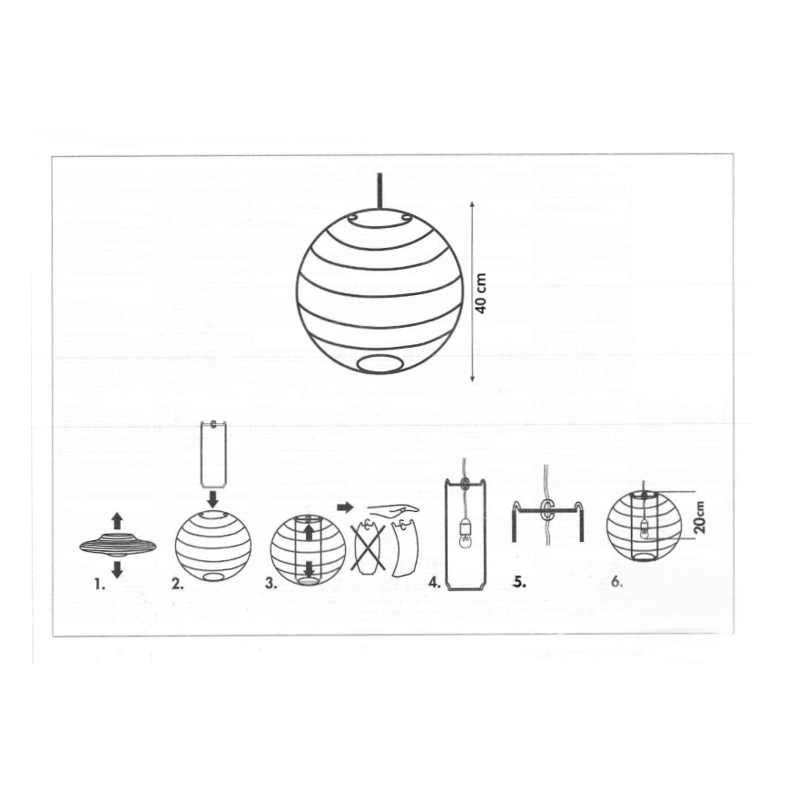 Rabalux 4632 - Kinderschirm für Kinderleuchte CATHY E27 Ø 40 cm