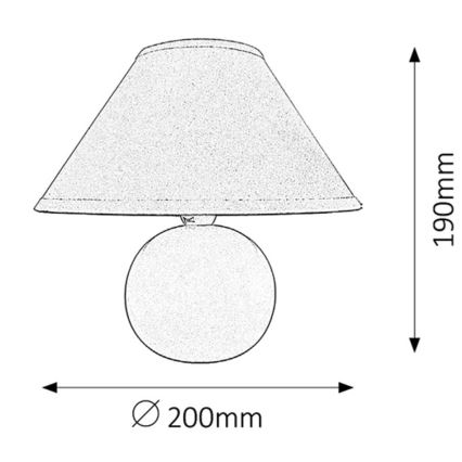 Rabalux - Tischlampe 1xE14/40W/230V