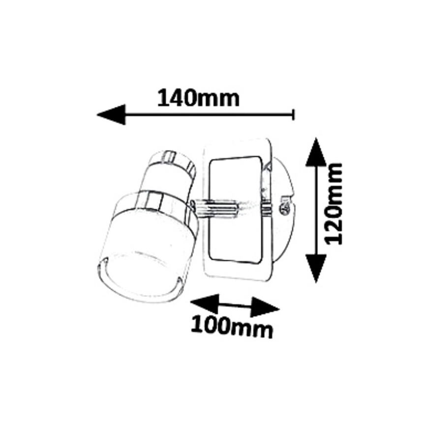Rabalux 5021 - LED Wand-Spotlight HAROLD LED/5W/230V IP44