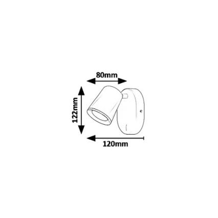 Rabalux 5045 - LED Wand-Spotlight SOLANGE LED/6W/230V