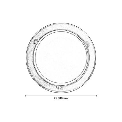 Rabalux - Deckenleuchte 2xE27/60W/230V, Ø 38 cm