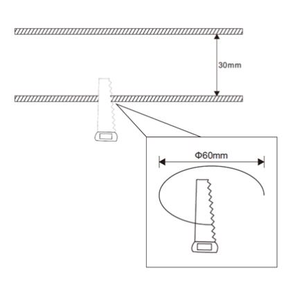 Rabalux - LED Badezimmer-Einbauleuchte LED/3W/230V IP44 weiß