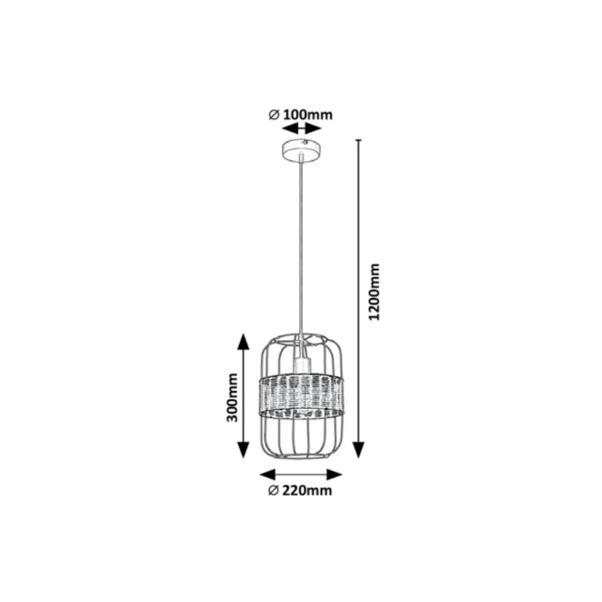 Rabalux - Kronleuchter an Schnur 1xE27/40W/230V